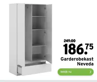 GAMMA Garderobekast Neveda aanbieding