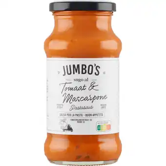 Jumbo Jumbo's Tomaat & Mascarpone Pastasaus 350 g aanbieding