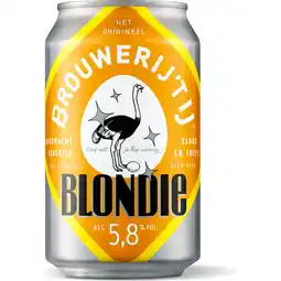 Jumbo Brouwerij 't IJ Blondie 330ML aanbieding