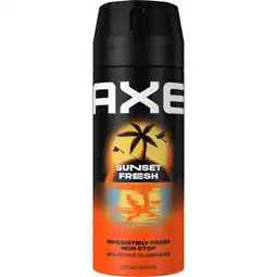 Jumbo Axe Deodorant Bodyspray Sunset Fresh 150 ml aanbieding