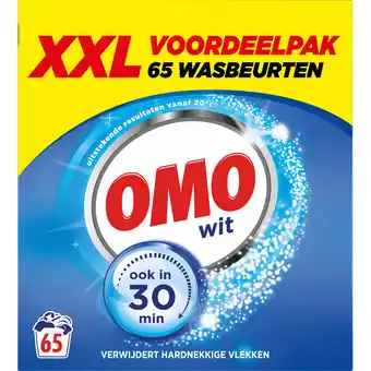 Jumbo Omo XXL Waspoeder Wit 65 Wasbeurten aanbieding