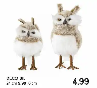 Xenos Deco Uil 16 cm aanbieding