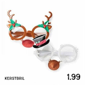Xenos Kerstbril aanbieding