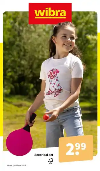 Wibra Beachbal set aanbieding