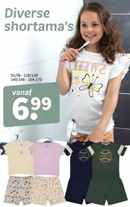 Wibra Diverse shortama's aanbieding