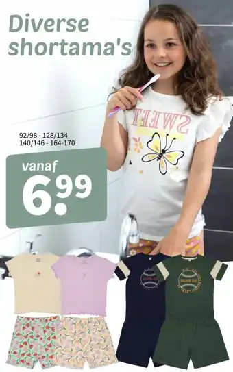 Wibra Diverse shortama's aanbieding