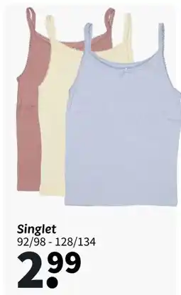 Wibra Singlet aanbieding