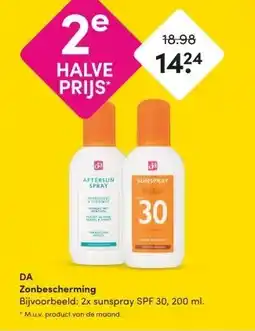 DA DA Zonbescherming aanbieding