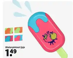 Wibra Waterpistool ijsje aanbieding