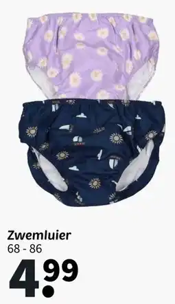 Wibra Zwemluier aanbieding