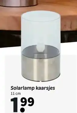 Wibra Solarlamp kaarsjes aanbieding