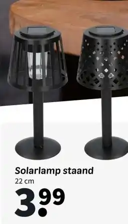Wibra Solarlamp staand aanbieding