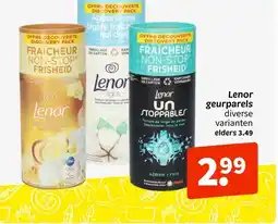 Wibra Lenor geurparels aanbieding