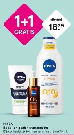 DA NIVEA Body- en gezichtsverzorging aanbieding
