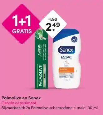 DA Palmolive en Sanex Gehele assortiment aanbieding