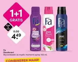 DA Fa Deodorant aanbieding