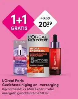 DA L'Oréal Paris Gezichtsreiniging en -verzorging aanbieding
