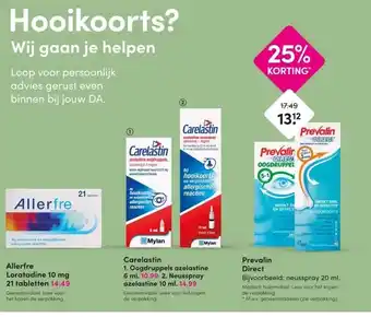 DA Hooikoorts? aanbieding