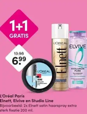 DA L'Oréal Paris Elnett, Elvive en Studio Line aanbieding