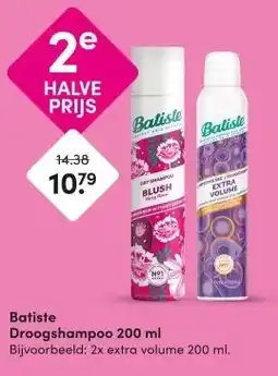 DA Batiste Droogshampoo 200 ml aanbieding