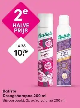 DA Batiste Droogshampoo 200 ml aanbieding