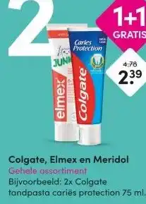 DA Colgate, Elmex en Meridol Gehele assortiment aanbieding