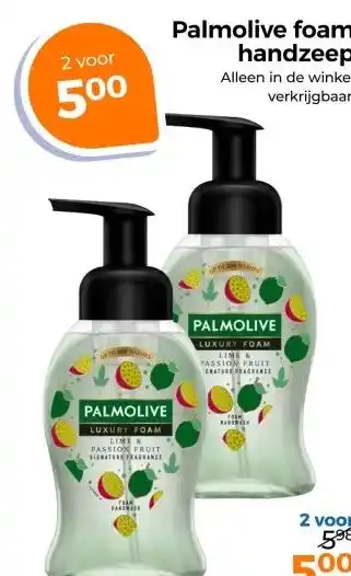 Trekpleister Palmolive foam handzeepq aanbieding