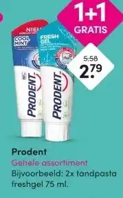 DA Prodent Gehele assortiment aanbieding