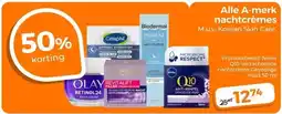 Trekpleister Alle A-merk nachtcrèmes aanbieding