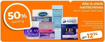 Trekpleister Alle A-merk nachtcrèmes aanbieding