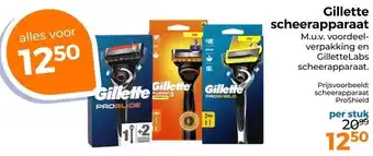 Trekpleister Gillette scheerapparaat aanbieding