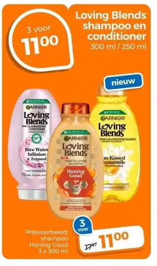 Trekpleister Loving Blends shampoo en conditioner aanbieding