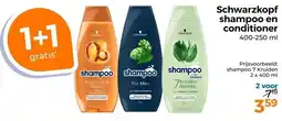 Trekpleister Schwarzkopf shampoo en conditioner aanbieding