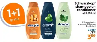 Trekpleister Schwarzkopf shampoo en conditioner aanbieding