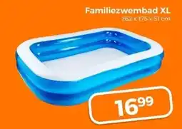 Trekpleister Familiezwembad XL 262 x 175 x 51 cm aanbieding