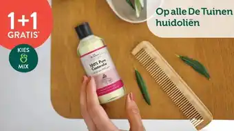 Holland & Barrett 1+1 GRATIS Op alle De Tuinen huidoliën aanbieding
