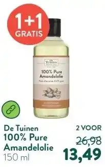 Holland & Barrett 100% Pure Amandelolie aanbieding