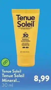 Holland & Barrett Tenue Soleil Mineral Sunscreen SPF30 aanbieding