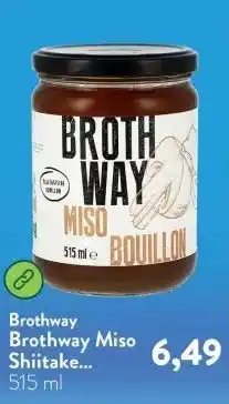 Holland & Barrett Brothway Miso Shiitake Bouillon - 515ml aanbieding