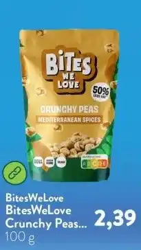Holland & Barrett BitesWeLove Crunchy Peas Mediterranean Spices – 100g aanbieding