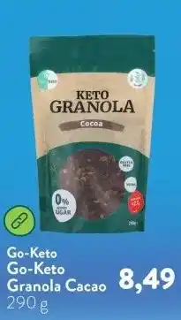 Holland & Barrett Go-Keto Granola Cacao aanbieding