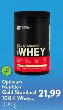 Holland & Barrett Gold Standard 100% Whey Vanilla Ice Cream aanbieding