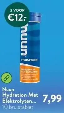 Holland & Barrett Hydration Met Elektrolyten Mango - 10 bruistabletten aanbieding