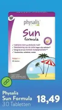 Holland & Barrett Sun Formula aanbieding