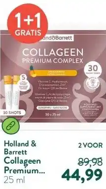 Holland & Barrett Collageen Premium Complex Ananassmaak - 30 shots aanbieding