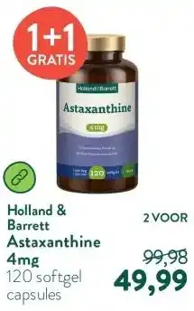 Holland & Barrett Astaxanthine 4mg aanbieding