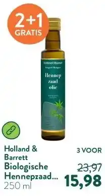 Holland & Barrett Biologische Hennepzaadolie aanbieding