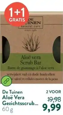 Holland & Barrett Aloë Vera Gezichtsscrub Bar aanbieding