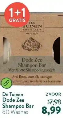 Holland & Barrett Dode Zee Shampoo Bar aanbieding