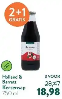 Holland & Barrett Kersensap aanbieding